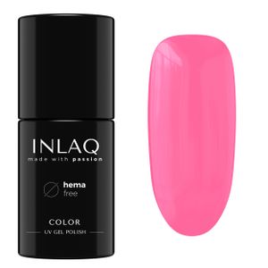 INLAQ® HEMA Free UV Nagellack  6 ml - Gel Nail Polish frei von HEMA - Pastelove Kollektion, Farbe Sweet Lollipop