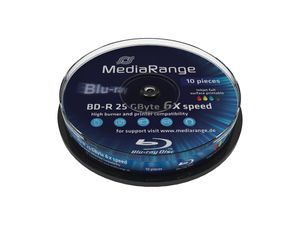 MEDIARANGE MR500 - 25 GB - BD-R - Tortenschachtel - 10 Stück(e)