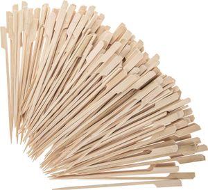 SIDCO Spieße Bambus 200 x Cocktailspieße Holzspieße Partyspieße Grillspieße 18 cm lang