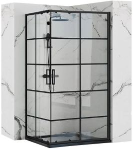 Rea Duschkabine Concept 80X100 Black
