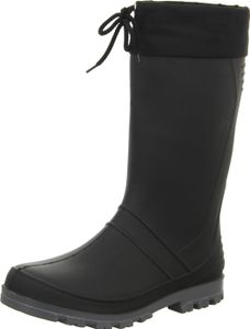 Bockstiegel Gummistiefel in Übergrößen Schwarz/Dunkelgrau Axel-M 10006_15 große Damenschuhe / Herrenschuhe, Größe:38