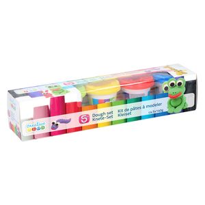 Creative Kids Knete-Set 5 Farben mit je 140g Knetmasse Modellierknete Softknete Spielknete