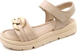 Marco Tozzi Damen Sandalette in Beige, Größe 38
