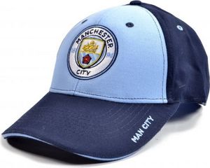 Manchester City FC - Baseballová čiapka BS3590 (jedna veľkosť) (Light Blue/Navy Blue)