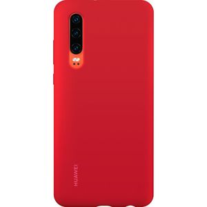Huawei P30 Silicone Car Case Backcover Red