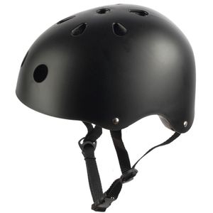 Helm, verstellbar, stoßfest, EPS-Innenfutter, Skating-Fahrradhelm zum Radfahren-Schwarz,Größe:M 52-58cm