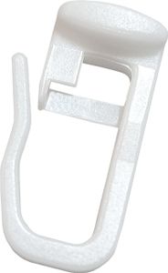100x Gardinengleiter/Faltengleiter/Universalgleiter mit Flachkopf 11 x 9 mm