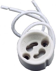 100 Stück von GU10 Fassung Halogen LED Keramikgehäuse