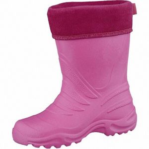Beck Ultraleicht Mädchen Winter Gummistiefel pink aus EVA, wasserdicht, molliges Warmfutter, bis -30 Grad