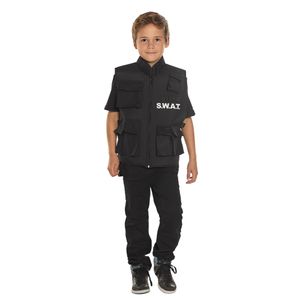 Boland Dress Up Suit Swat Bulletproof Vest Junior Schwarz