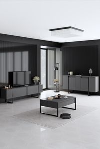 Sada nábytku do obývacího pokoje Luxe - Anthracite, Black, Ořech, Černá Sada nábytku do obývacího pokoje Luxe - Anthracite, Black, Ořech, Černá