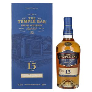The Temple Bar 15 Jahre Irish Single Malt Whiskey 0,7l, alc. 40 Vol.-%