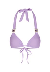 Moda Minx Bikinioberteil Amour Triangel Top mit stilvollem Steinbesatz Lilac L