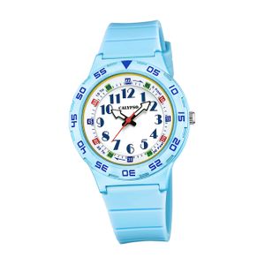Calypso Kinderuhr Kunststoff PUR hellblau Calypso Junior Armbanduhr D2UK5828/2