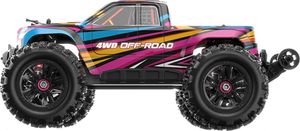 MJX HYPER GO 16209 1/16 bezkartáčový RC nákladný automobil Vysokorýchlostné modely áut 45 km/h Diaľkovo ovládané nákladné vozidlá s 1 batériou, červené