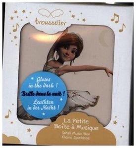 TROUSSELIER - Musikspieldose mit Schublade, Ballerina, nachtleuchtend