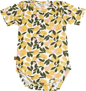 Frogs and Dogs - Baby - Lemon collection - romper - "lemons" - prezent ciążowy - baby shower - rozmiar 74 - dziewczynka