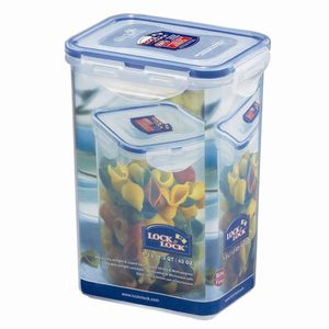 Vorratsdose Lock&Lock 1,3l, Gefrierdosen mit Silikondichtung, stapelbare Brotzeitdosen, Snackbox 13,5x10x18,5cm