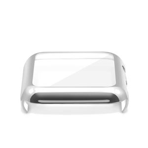 Case für Apple Watch Serie 1, 2, 3, 4 Cover Schutzhülle Verschieden Größen 360-Grad Schutz, Farbe:Silber, Apple Watch Modell:Series 4, Größe Watch:44 mm