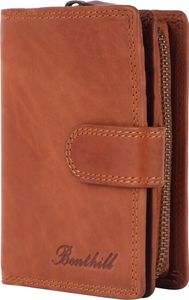 Benthill Geldbörse Damen Echt Leder | Damen Geldbeutel mit RFID Schutz | Portmonee Klein mit 8 Kartenfächer | Slim-Wallet inkl. Geschenkbox