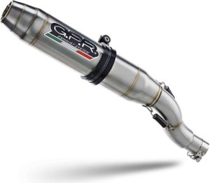 GPR Deeptone Edelstahl Slip-On Auspuff für Beta RR 125 Enduro LC 4T