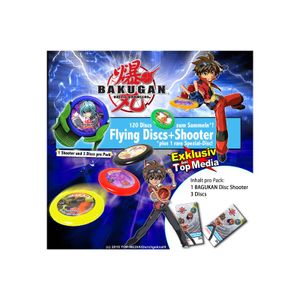 Durchgeknallt 488053 Bakugan Flying Discs + Shoote