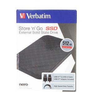 Verbatim Store n Go        512GB Portable SSD USB 3.2