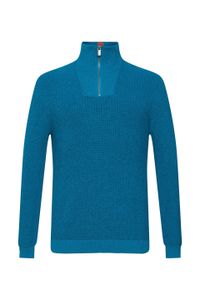 Esprit Strickpullover mit kurzem Reißverschluss