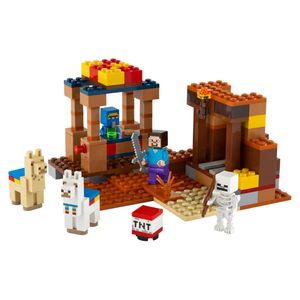 LEGO 21167 Minecraft Der Handelsplatz, Bauset mit Figuren