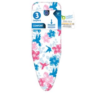 LaundrySpecialist® Comfort Größe L/XL (T2) Bügelbrettbezug aus 100% Baumwolle mit extra Dicker Molton-Schicht. Für alle großen und extra großen Bügelbretter und alle (Dampf-) Bügeleisen geeignet LaundrySpecialist® Comfort Größe L/XL (T2) Bügelbrettbezug aus 100% Baumwolle mit extra Dicker Molton-Schicht. Für alle großen und extra großen Bügelbretter und alle (Dampf-) Bügeleisen geeignet