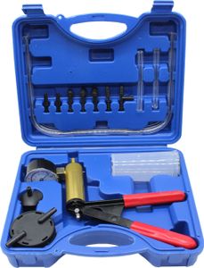 Bremsenentlüfter Bremsenentlüftungsgerät Vakuum Vakuumpumpe Vakuumtester Set Anzeige bis 760 mm Hg