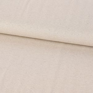 Jersey Leinenjersey Polyester Glitzer beige silberfarbig 1,50m Breite