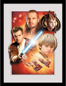 Star Wars - Gerahmtes Poster "Episode I Montage", Ausbruch PM9408 (40 cm x 30 cm) (Bunt)