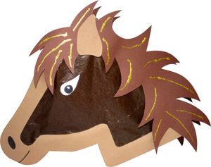 Laternen Bastelset Pferd von Prell, 4 Stück