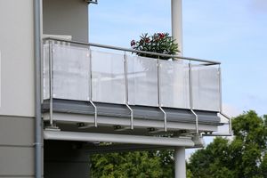 Lifetime Garten Balkon Sichtschutz - Windschutz - 0,75x6m - UV-Beständig - Grau