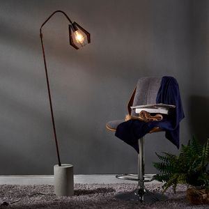 Versanora Große Nachttisch-Lampe Kupfer Verarb. Modern Lighting VN-L00046-EU
