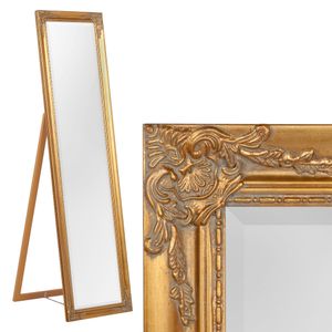 Standspiegel DOMINGO ca. 160x40cm Antik-Gold