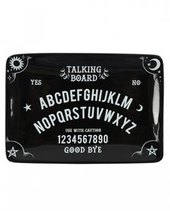 Schwarze Spirit Board Keramik Schmuckschale als Wohnaccessoire