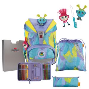 DerDieDas Ergoflex Schulrucksack Set 5-tlg. Hippie Hair