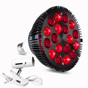 54W LED Lampe PAR 38 Rotlichtlampe Infrarot-Lampe Rotlicht-Tpielampe zur Schmerzlinderung mit Lampenfassung