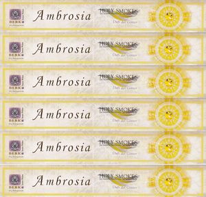 BERK - Räucherstäbchen - Ambrosia - Duft der Götter - 6 Packungen BERK - Räucherstäbchen - Ambrosia - Duft der Götter - 6 Packungen