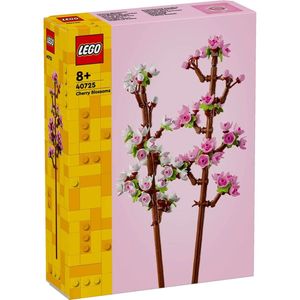 LEGO Creator Kirschblüten, künstliche Blumen zum Bauen, Schreibtisch- oder Kinderzimmer-Deko für Kinder, Blumenstrauß zum Ausstellen, Valentinstag-Geschenk für Mädchen und Jungs ab 8 Jahren 40725