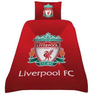 Liverpool FC - Bettwäsche-Set, Farbverlauf TA7915 (Einzelbett) (Rot/Grün)