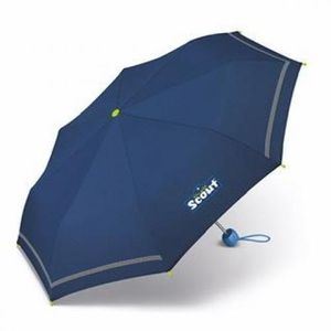 Scout Basic Kinder Schultaschenschirm Regenschirm Schirm Kinderschirm, Farbe:Royal Blue