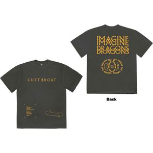 Imagine Dragons - "Cutthroat" T-Shirt für Herren/Damen Unisex RO3383 (M) (Anthrazit)