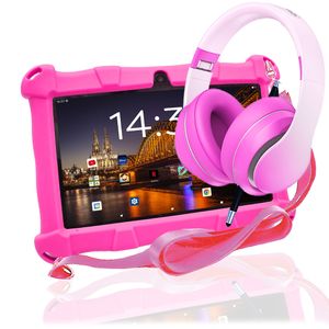 AngelTech Kinderpaket SLIM - Kindertablet + Kinderkopfhörer - Android 13 - 3+4GB RAM - 64+64 GB - Elterliche Kontrolle - 7 Zoll - Rosa AngelTech Kinderpaket SLIM - Kindertablet + Kinderkopfhörer - Android 13 - 3+4GB RAM - 64+64 GB - Elterliche Kontrolle - 7 Zoll - Rosa