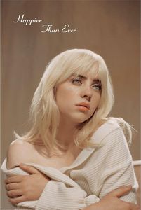 Billie Eilish - Poster "Happier Than Ever", Maxi PM11714 (91,5 cm x 61 cm) (Bunt)