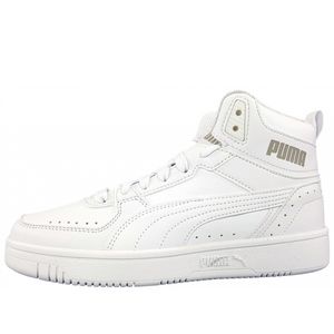 Puma Rebound Joy Mid Schuhe Sneaker Mid Cut Basketballsneaker, Größe:UK 5 - EUR 38 - 24 cm, Farbe:Weiß (Puma White)