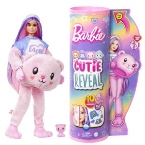 Barbie Cutie Odhaliť Barbie pastelové vydanie - medveď HKR04 TV