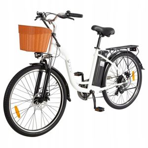 DYU-C6 26 palcový bicykel E Dámsky bicykel od 155 cm Mestský elektrický bicykel s nízkym nástupom 36V 12,5Ah lítiová batéria Pedelec motor Dojazd až 100 km